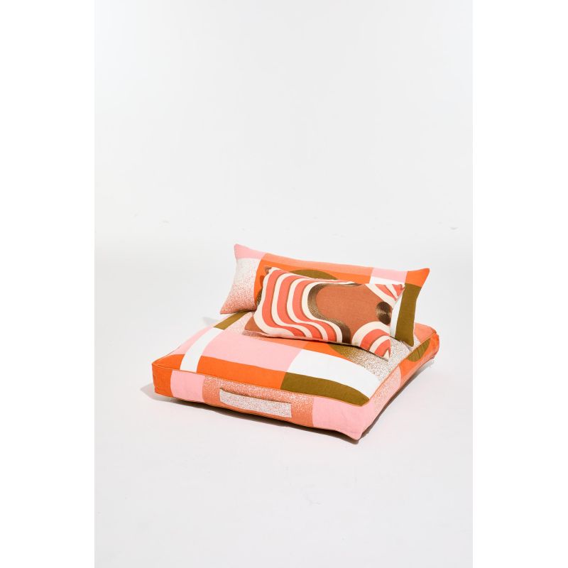 housse de coussinSunrise Blush 80/80/12 Cm