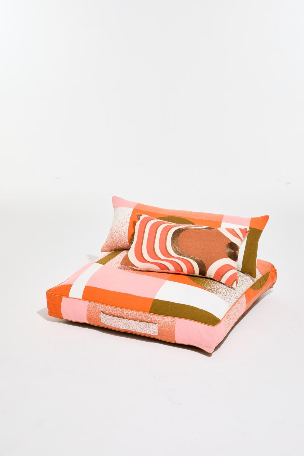 Blush Sunrise Cushion 80/80/12 Cm