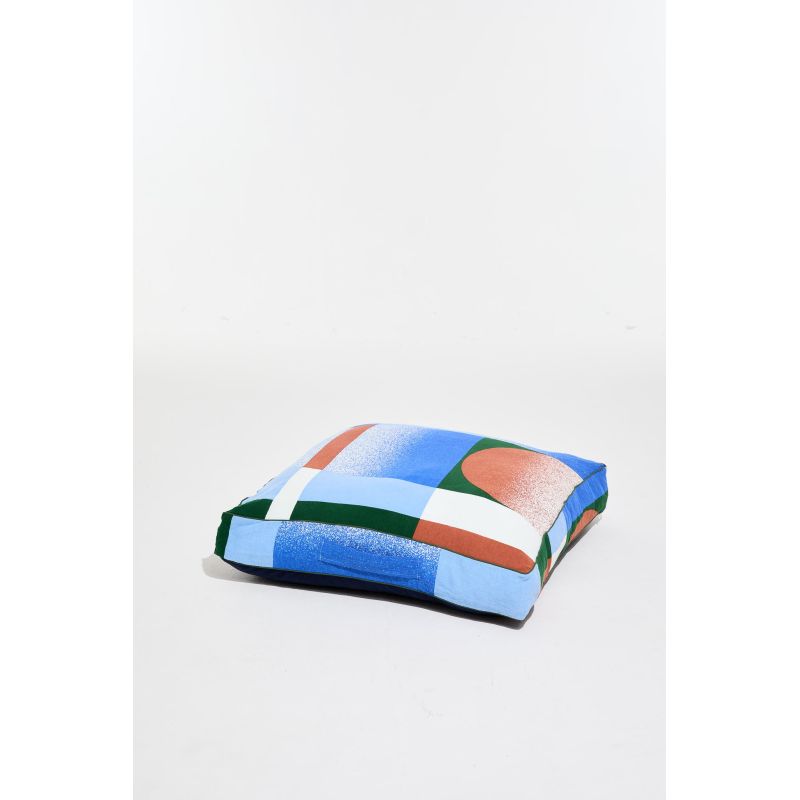 Blue Sunrise Cushion 80/80/12 Cm