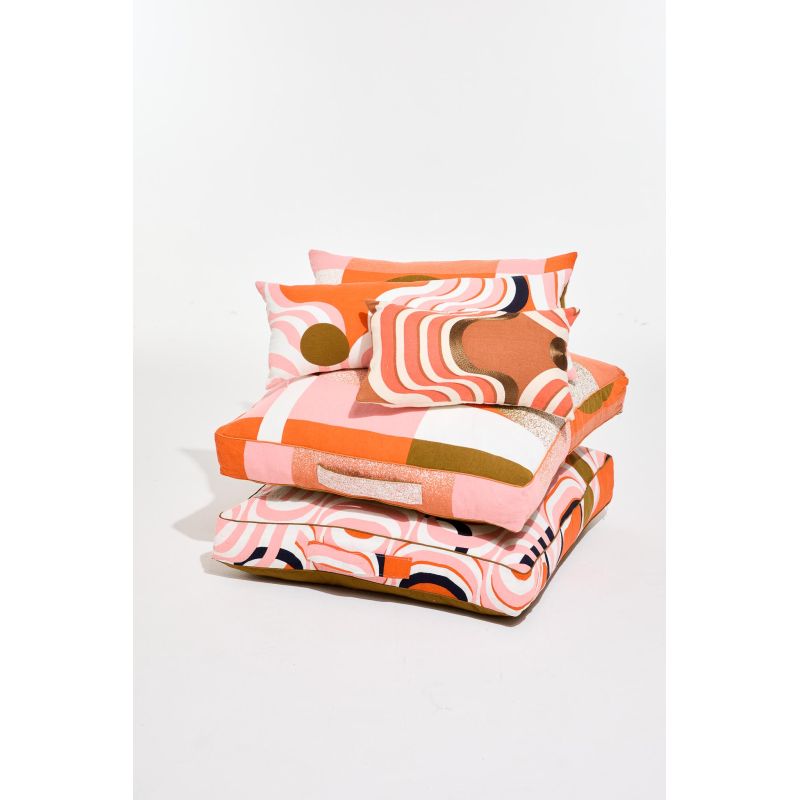 Terracotta Nebuleuse Cushion 80/80/12 Cm