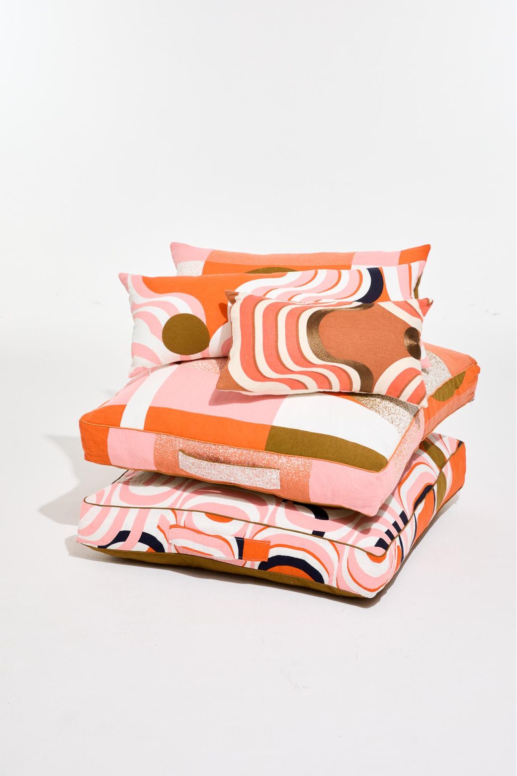 Terracotta Nebuleuse Cushion 80/80/12 Cm