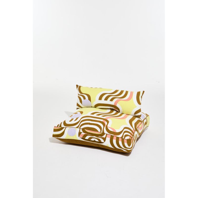 Lime Nebuleuse Cushion 80/80/12 Cm