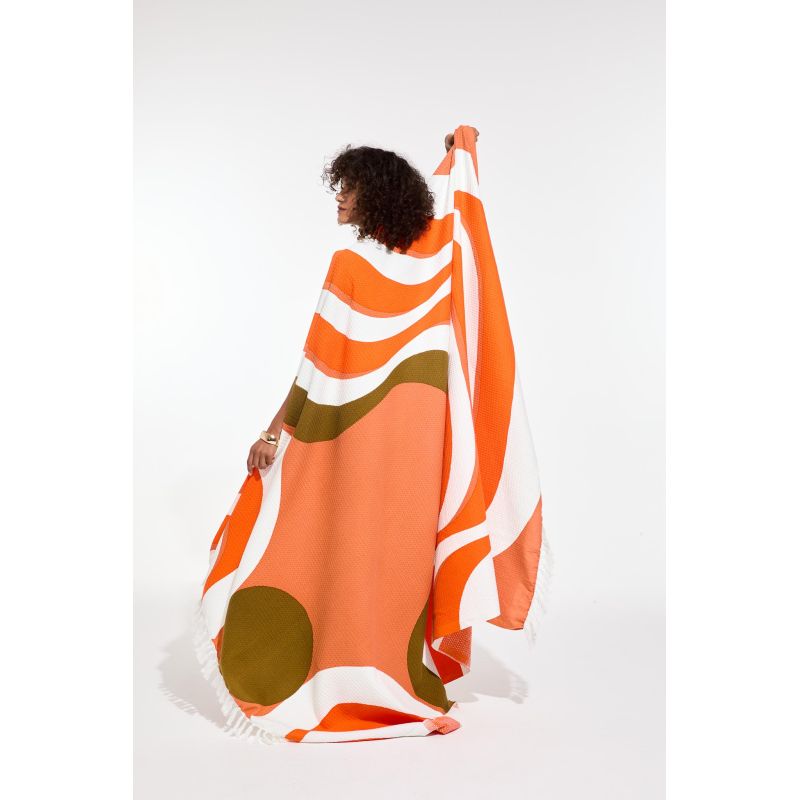 Orange Nebuleuse Blanket