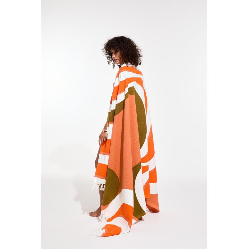 Orange Nebuleuse Blanket