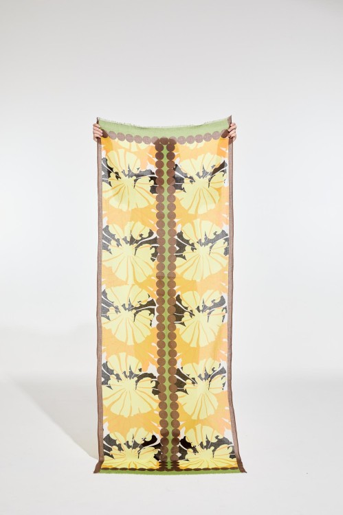 Foulard Pavot Citrine