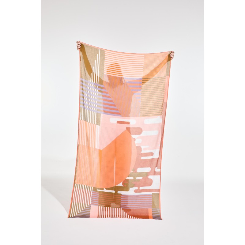Foulard  Cascade Corail