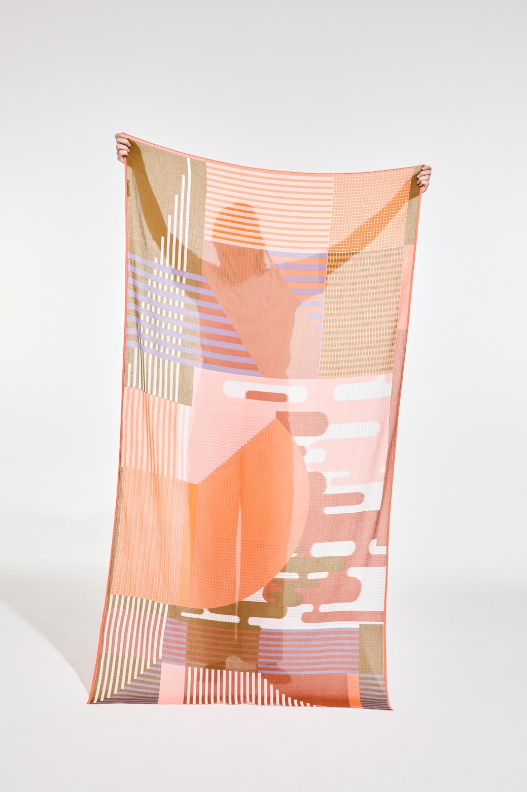 Foulard  Cascade Corail