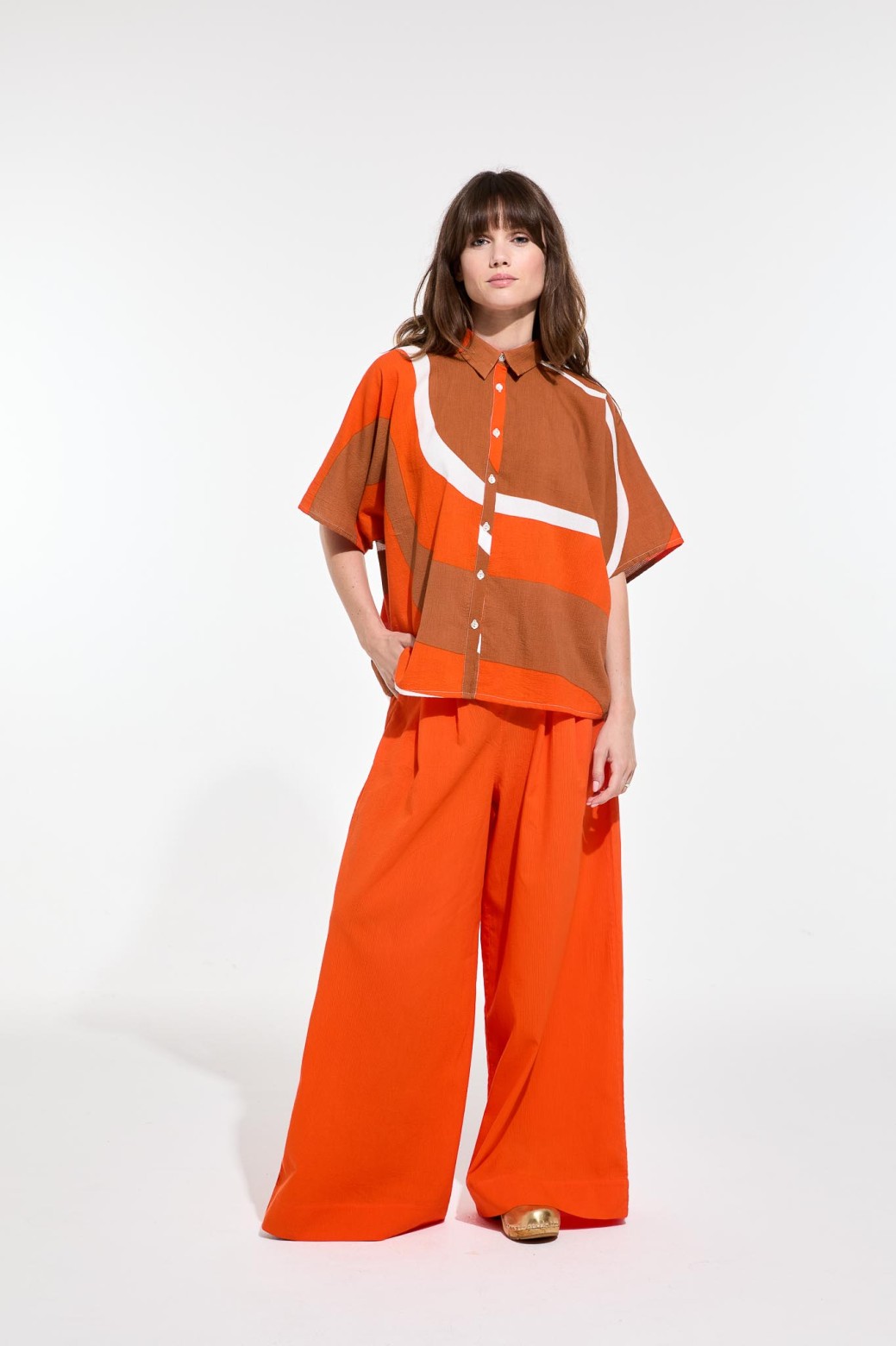 Orange Penelope Madone Pants