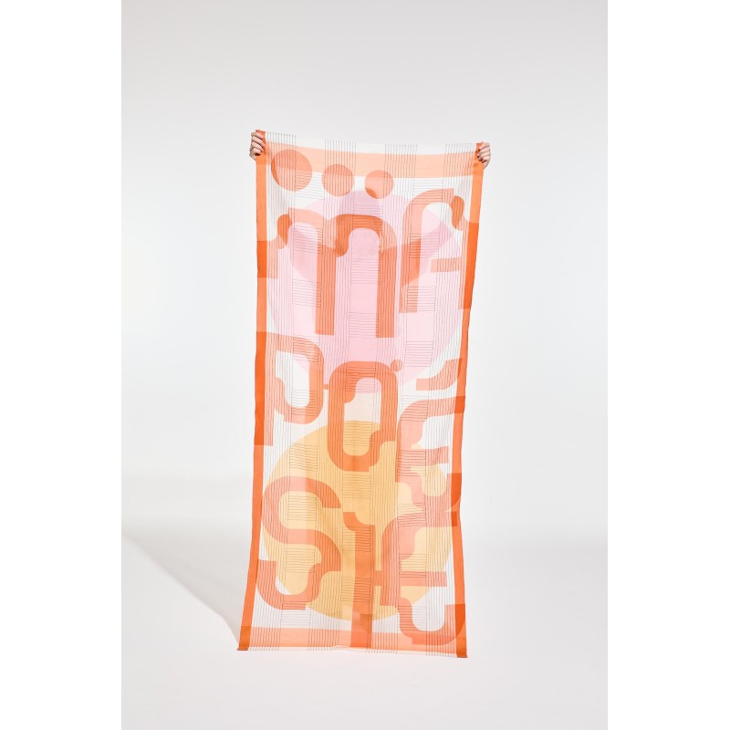 Reddish Pink Lyrique Scarf