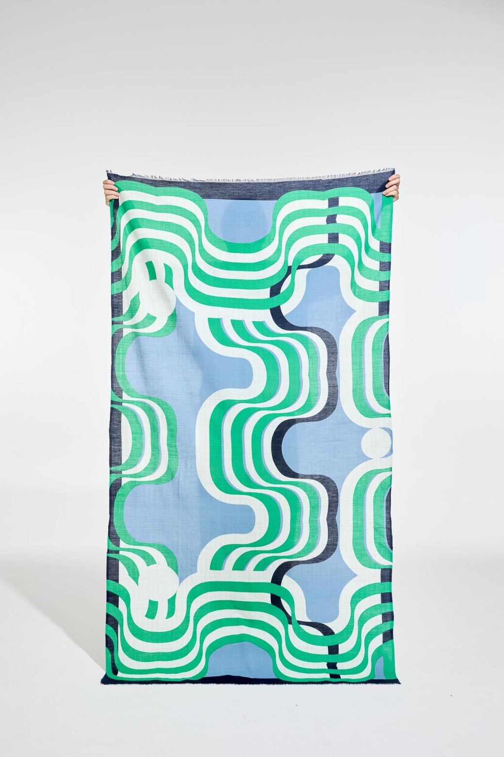 Sky Blue Nebuleuse Scarf