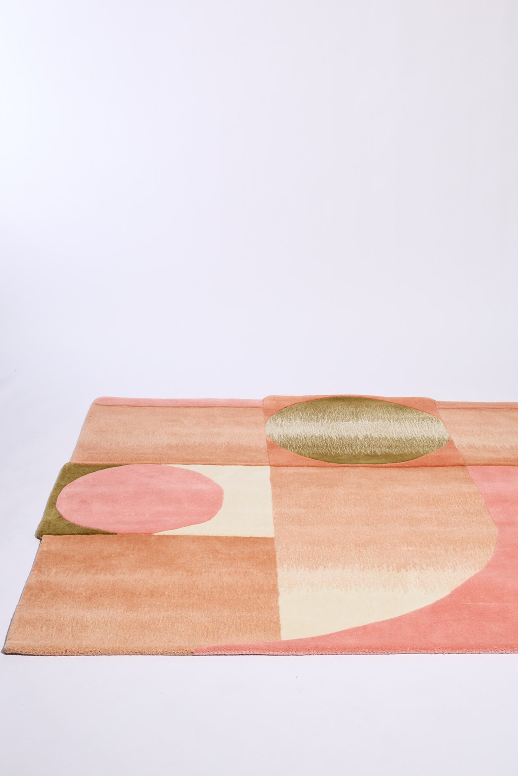 Pink Atlas Rug Pink L