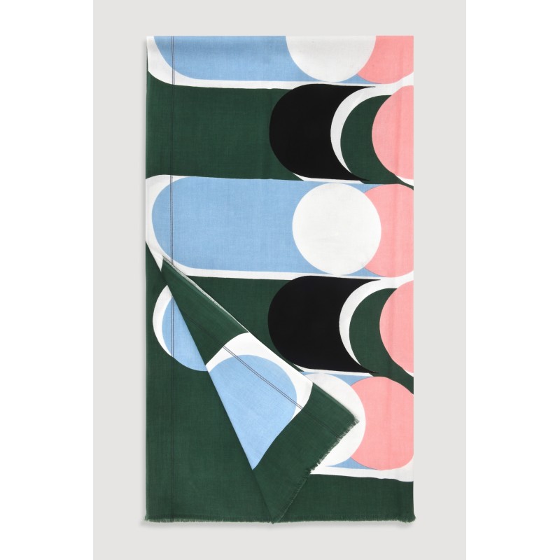 Green  Corolle Beach Towel