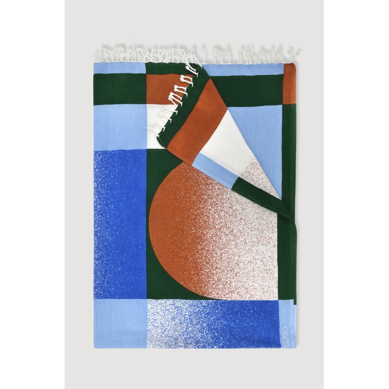 Blue  Sunrise Beach Towel