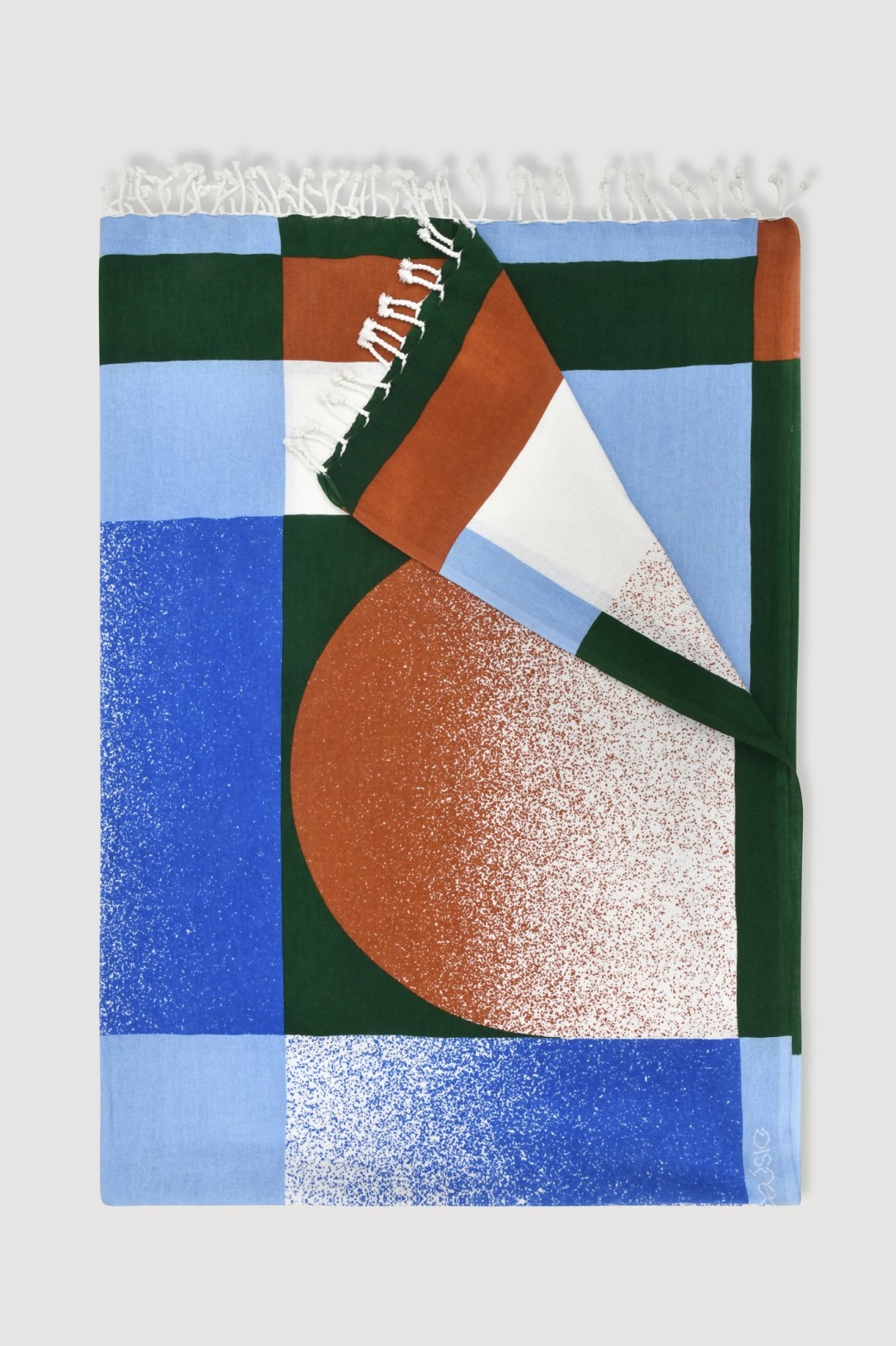 Blue  Sunrise Beach Towel