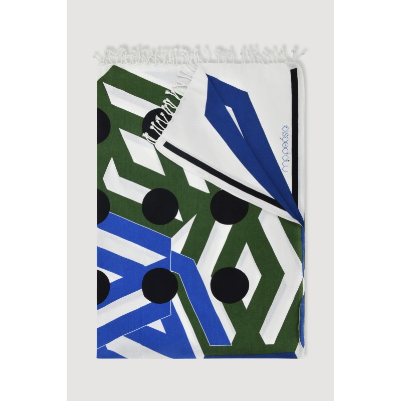 Blue  Bloom Beach Towel