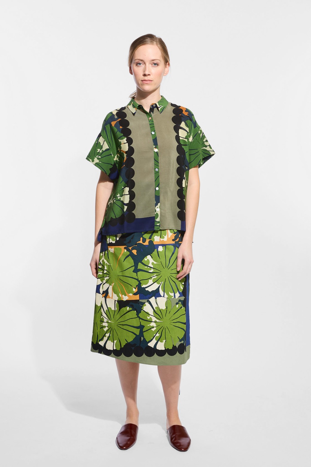 Green Andrew Poppy Shirt