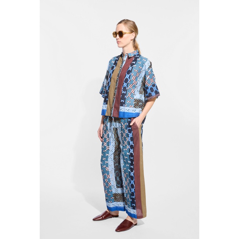 Blue Andrew Pollen Shirt