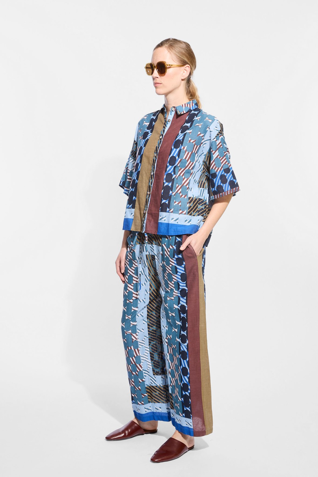 Blue Andrew Pollen Shirt