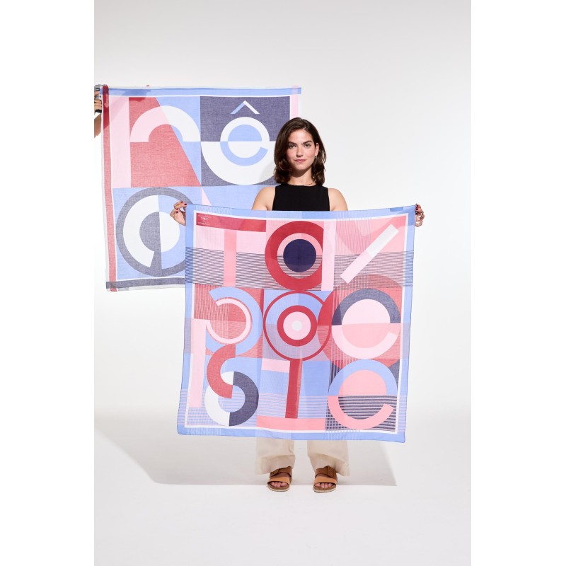 Red Blue Tapoesie Square