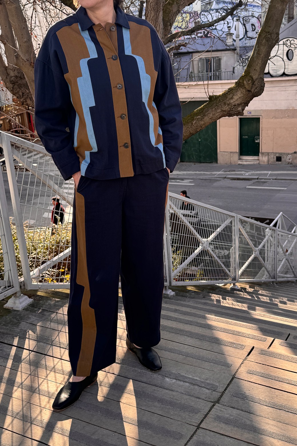 Navy Victor Celeste Pants