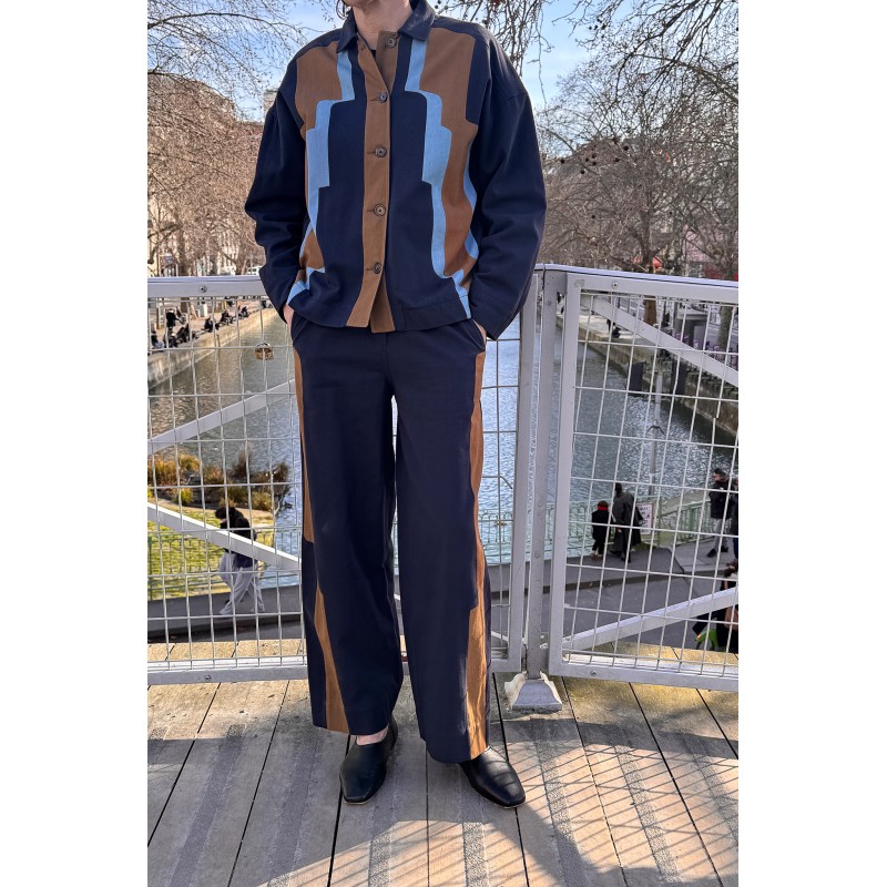 Navy Mina Celeste Jacket