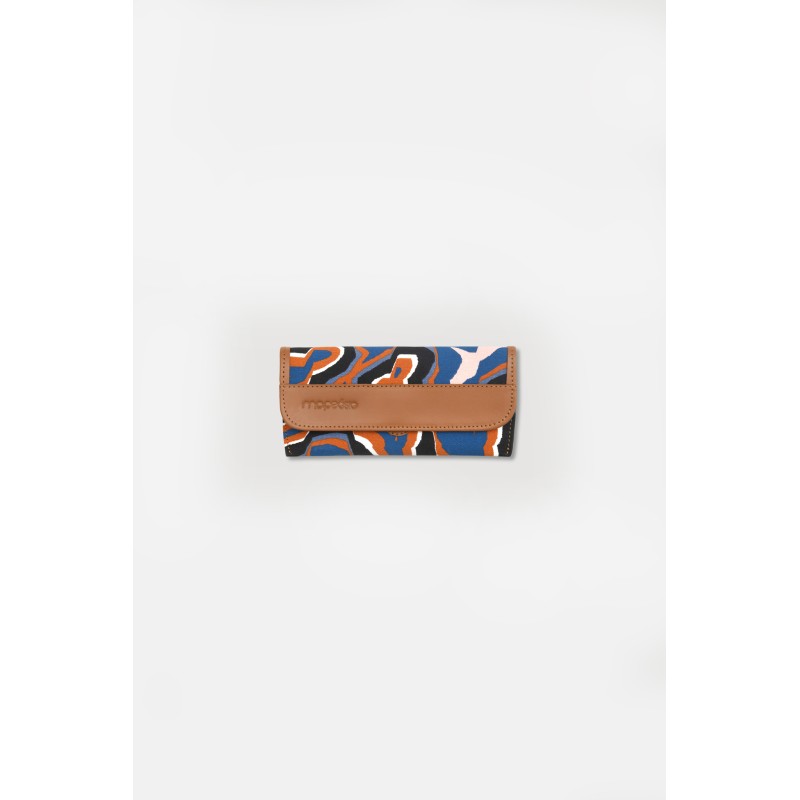 Blue Grey Sunny Agate Glasses Case