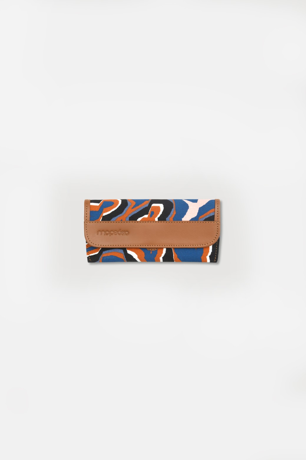 Blue Grey Sunny Agate Glasses Case