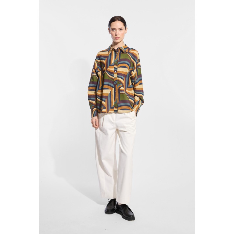 Chemise Rosalie Carillon Kaki Brun
