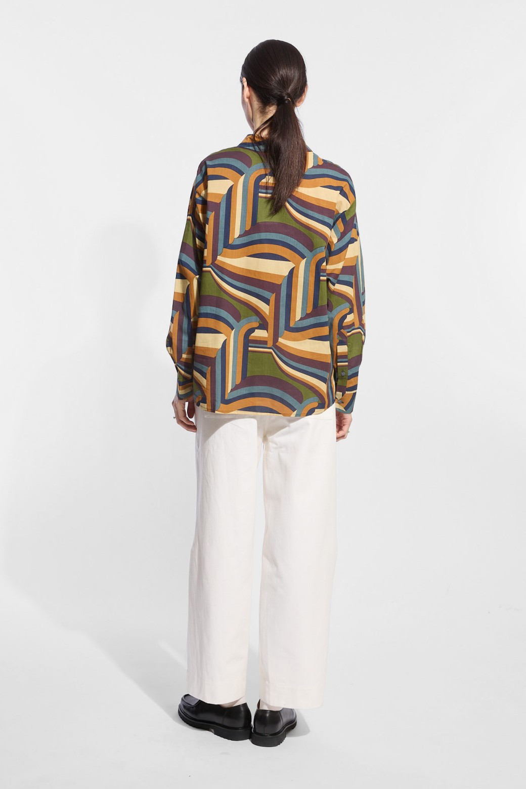 Khaki Brown Carillon Rosalie Shirt