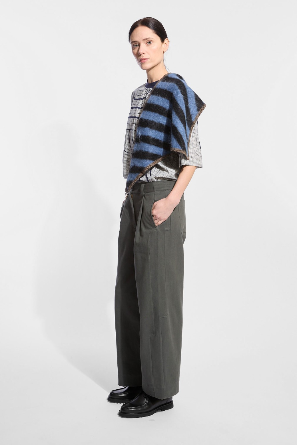 Pantalon Victor Celeste Sous Bois