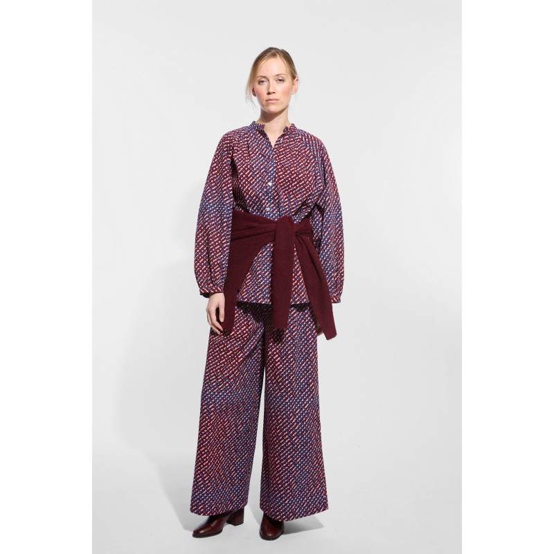 Burgundy Galilee Lola Shirt