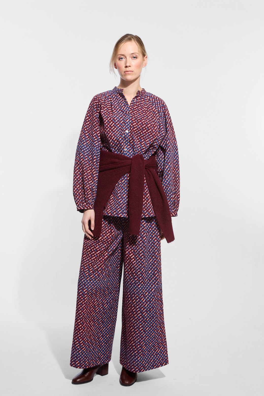 Burgundy Galilee Lola Shirt