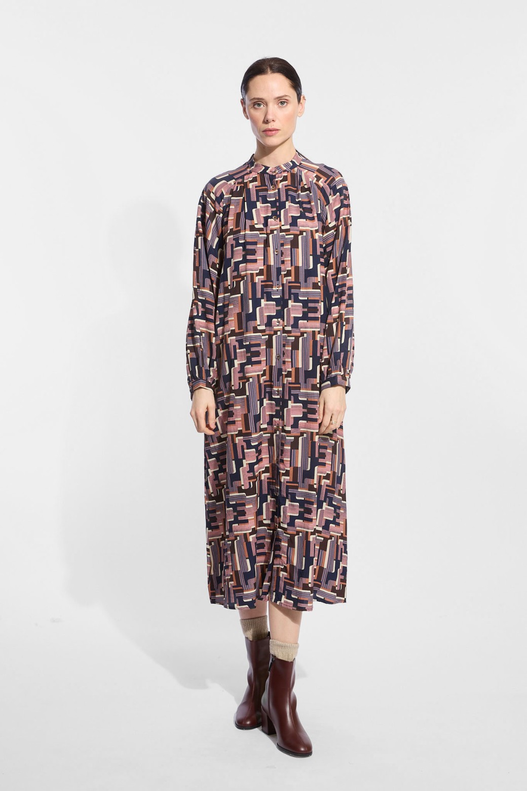 Robe Eulalie  Oscar Rose Marine
