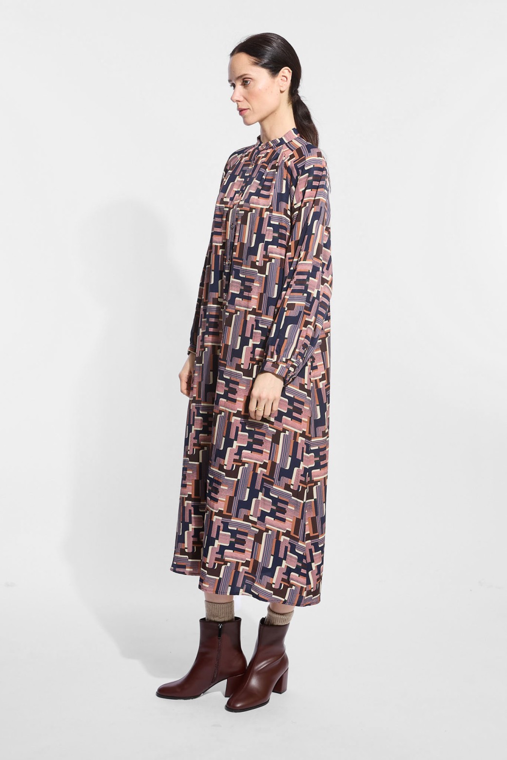Pink Navy Oscar Eulalie Dress