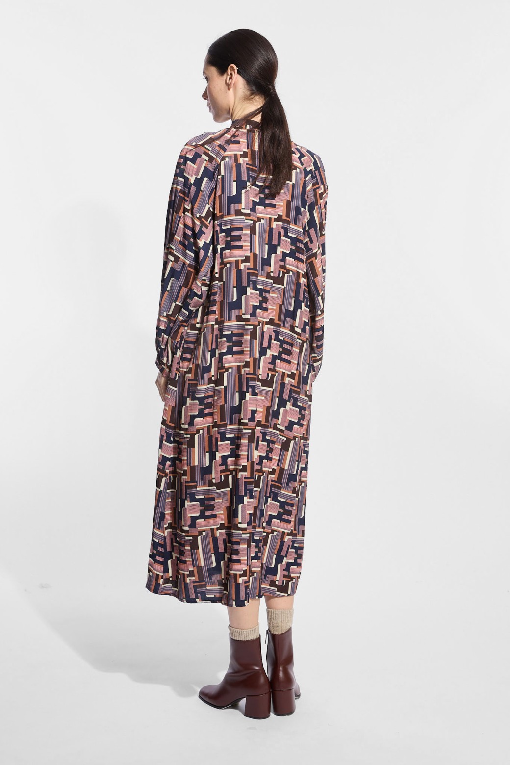Robe Eulalie  Oscar Rose Marine