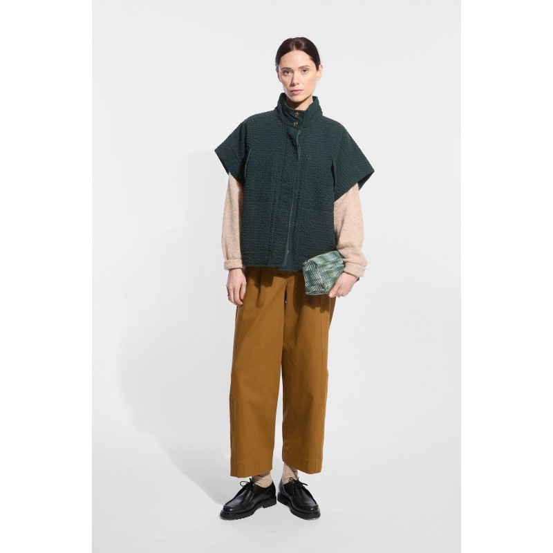 Dark Green Veloute Vitra Jacket