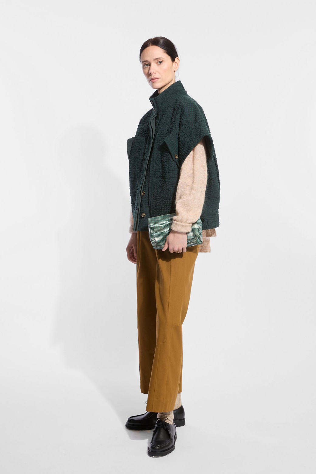 Dark Green Veloute Vitra Jacket