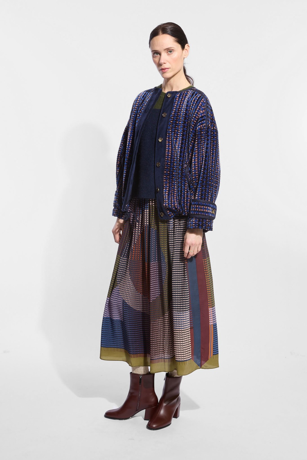 Manteau Vally Bombers Altaï Marine