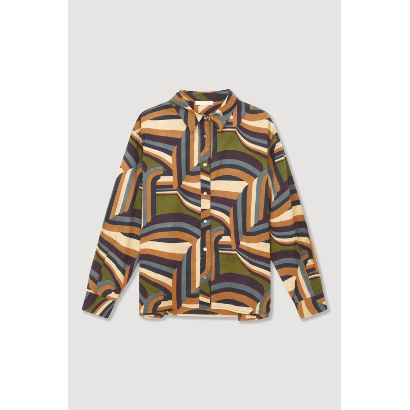 Chemise Rosalie Carillon Kaki Brun