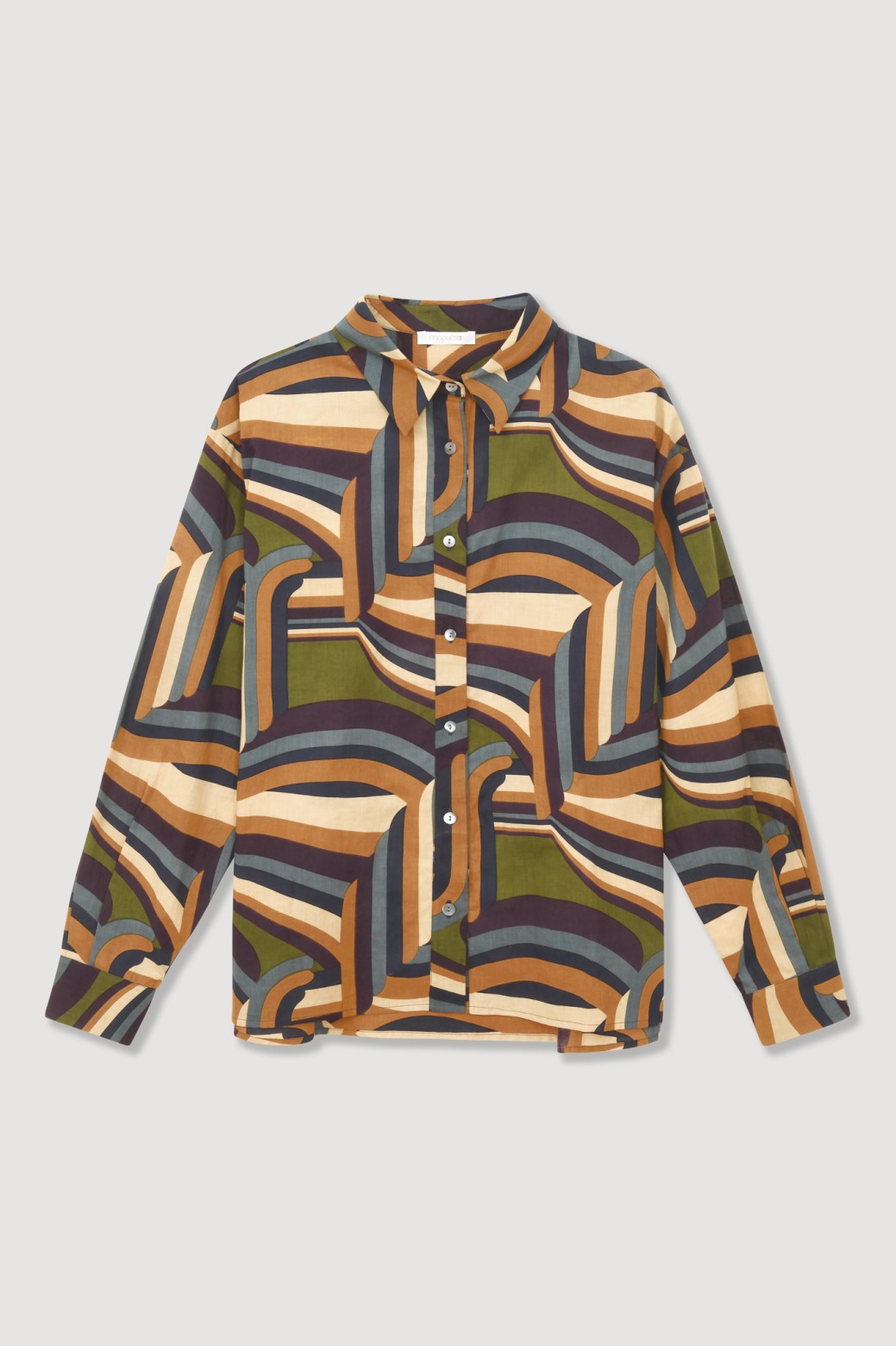 Chemise Rosalie Carillon Kaki Brun