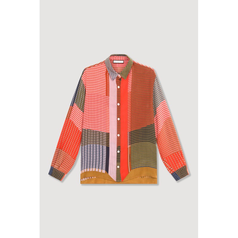 Coral Khaki Rosalie Op Shirt