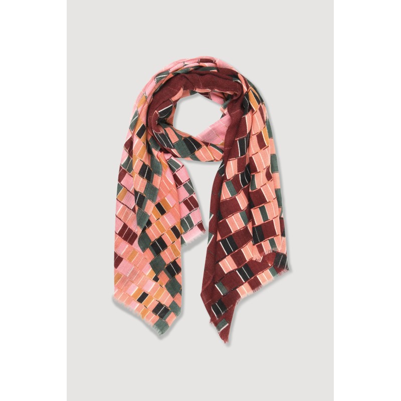 Dedale Coral Scarf