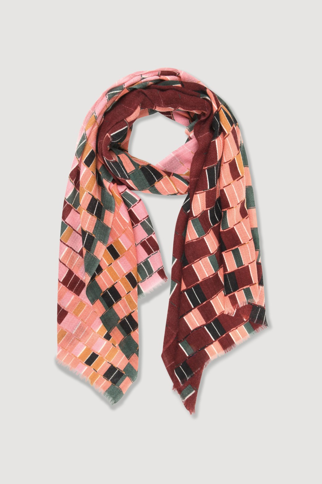 Dedale Coral Scarf