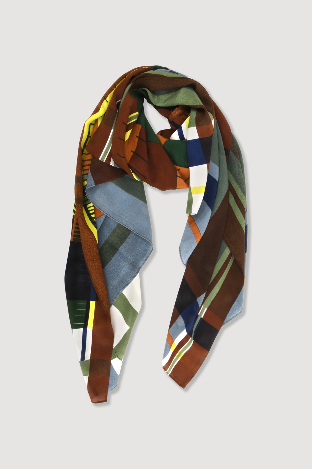 Foulard Divine Bleu Gris