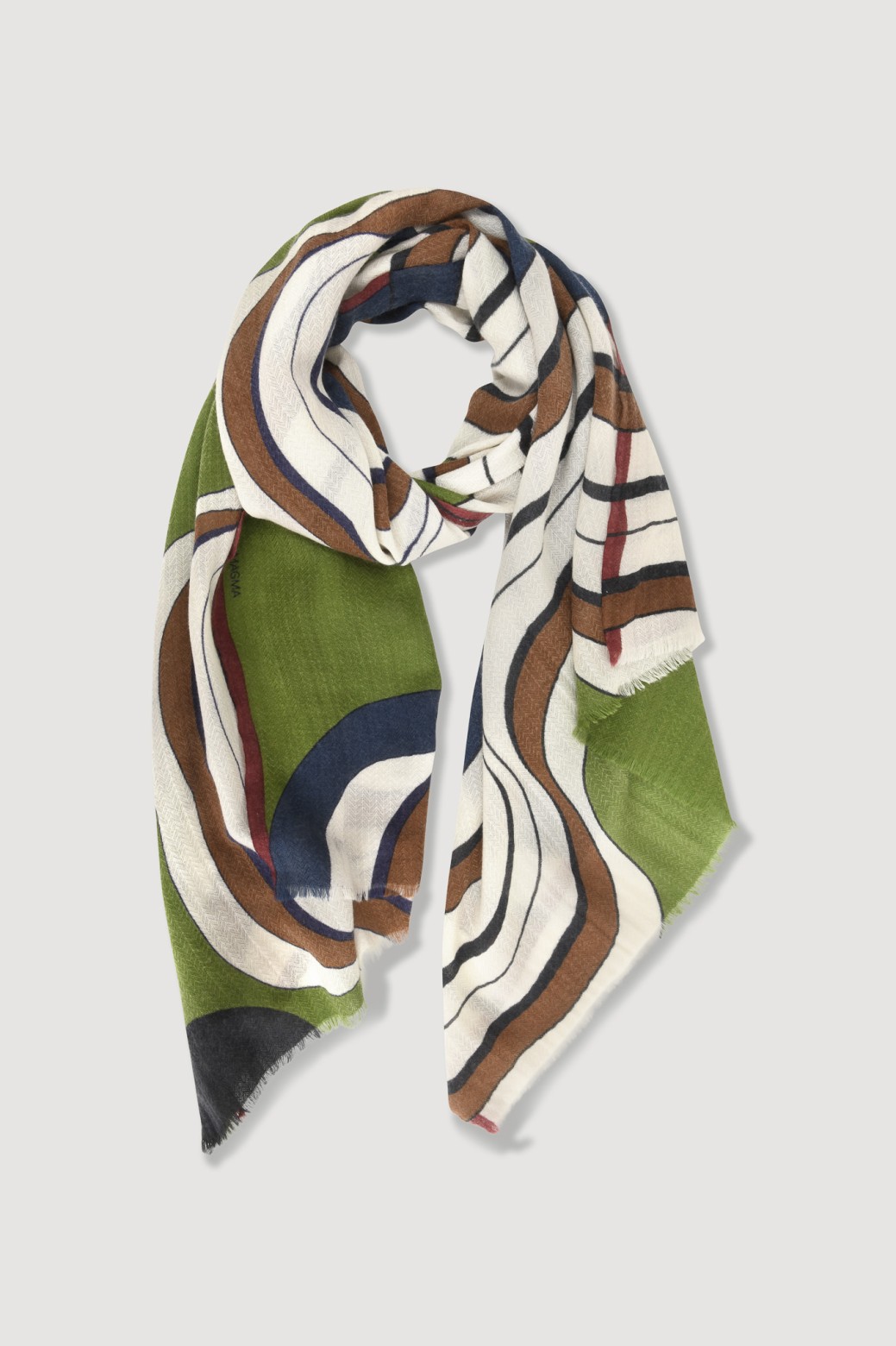 Foulard  Magma Kaki