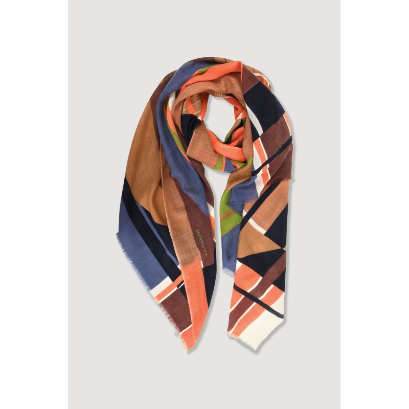 Foulard Theorie Bordeaux Roux