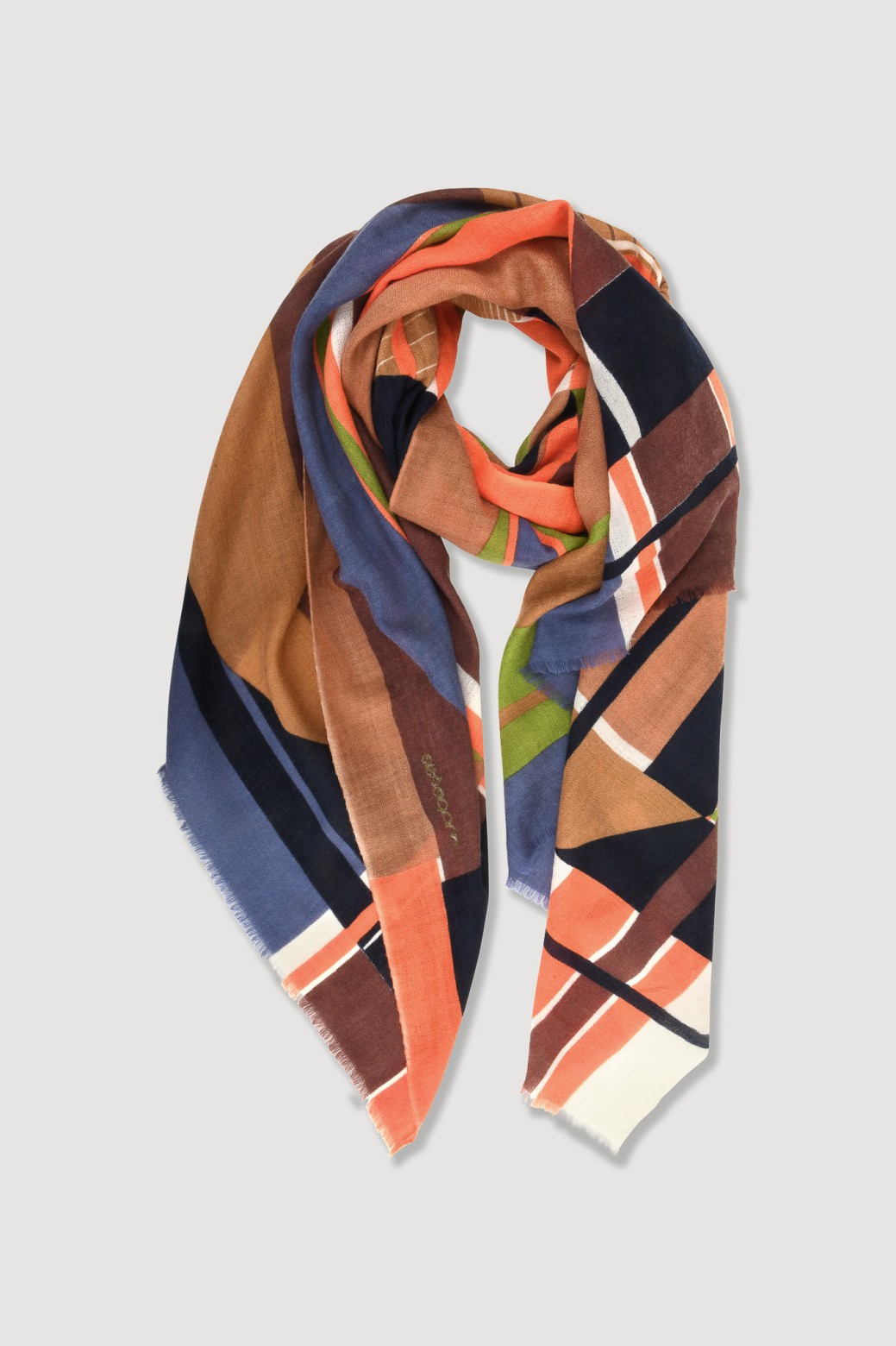 Theorie Burgundy Reddish Scarf