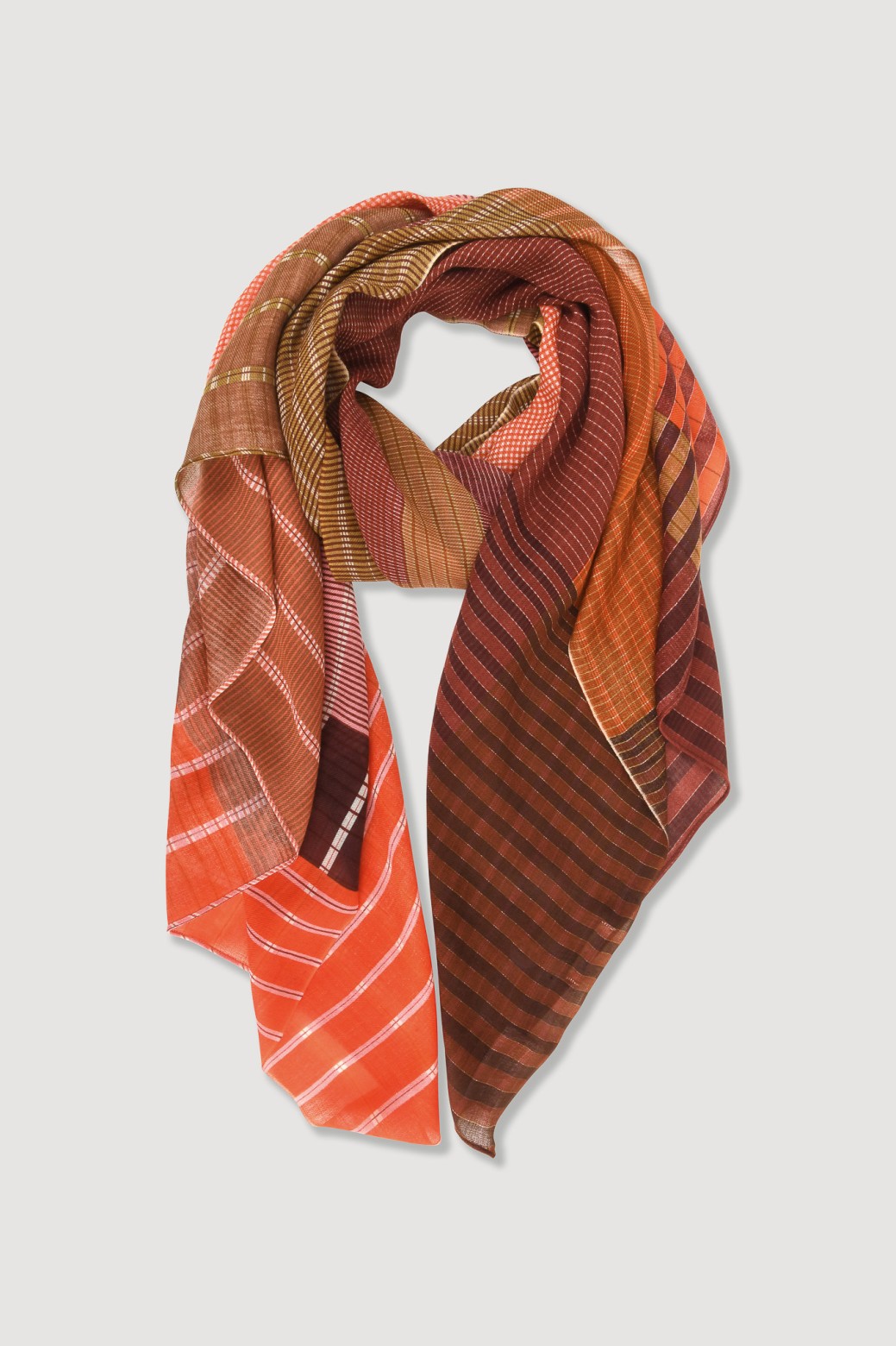 Vibrant Rose Wood Scarf
