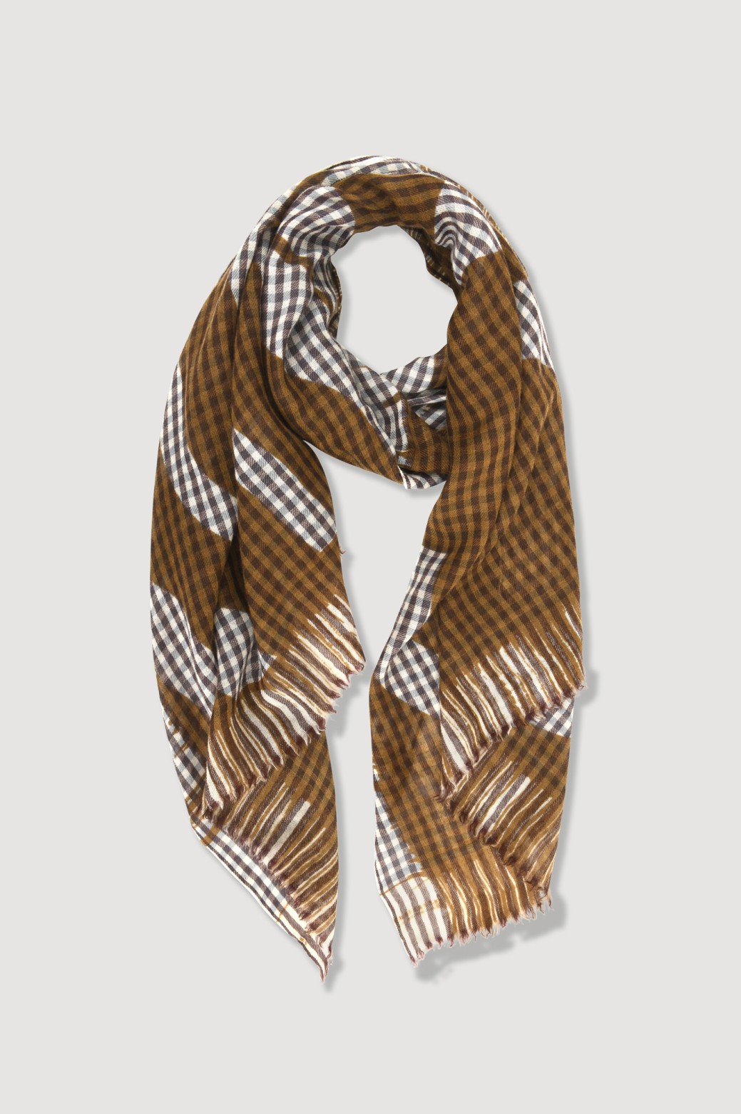 Foulard  Wave Ocre