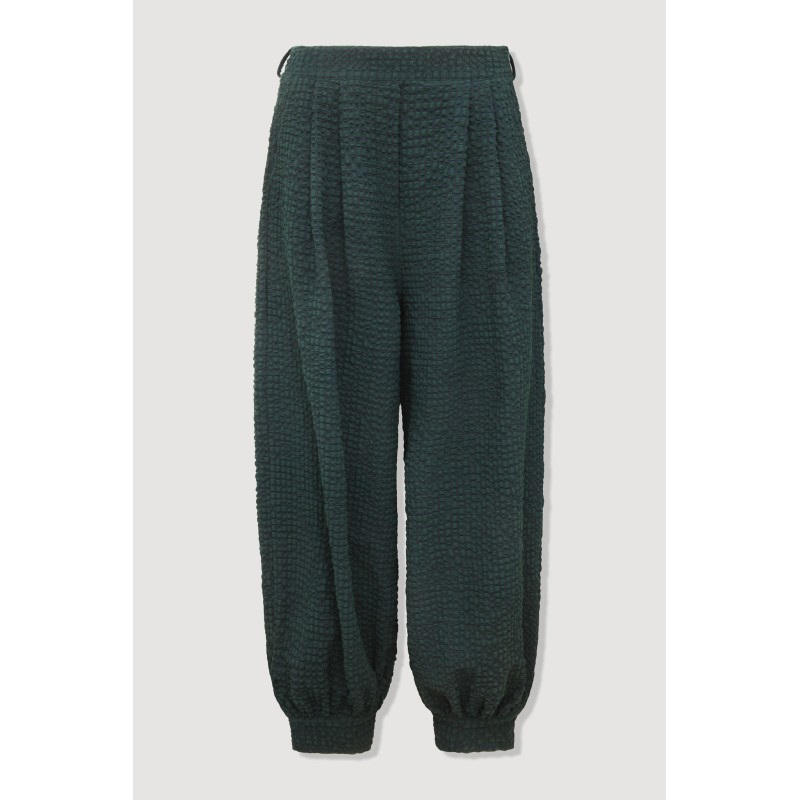 Veloute Dark Green Penny Pants